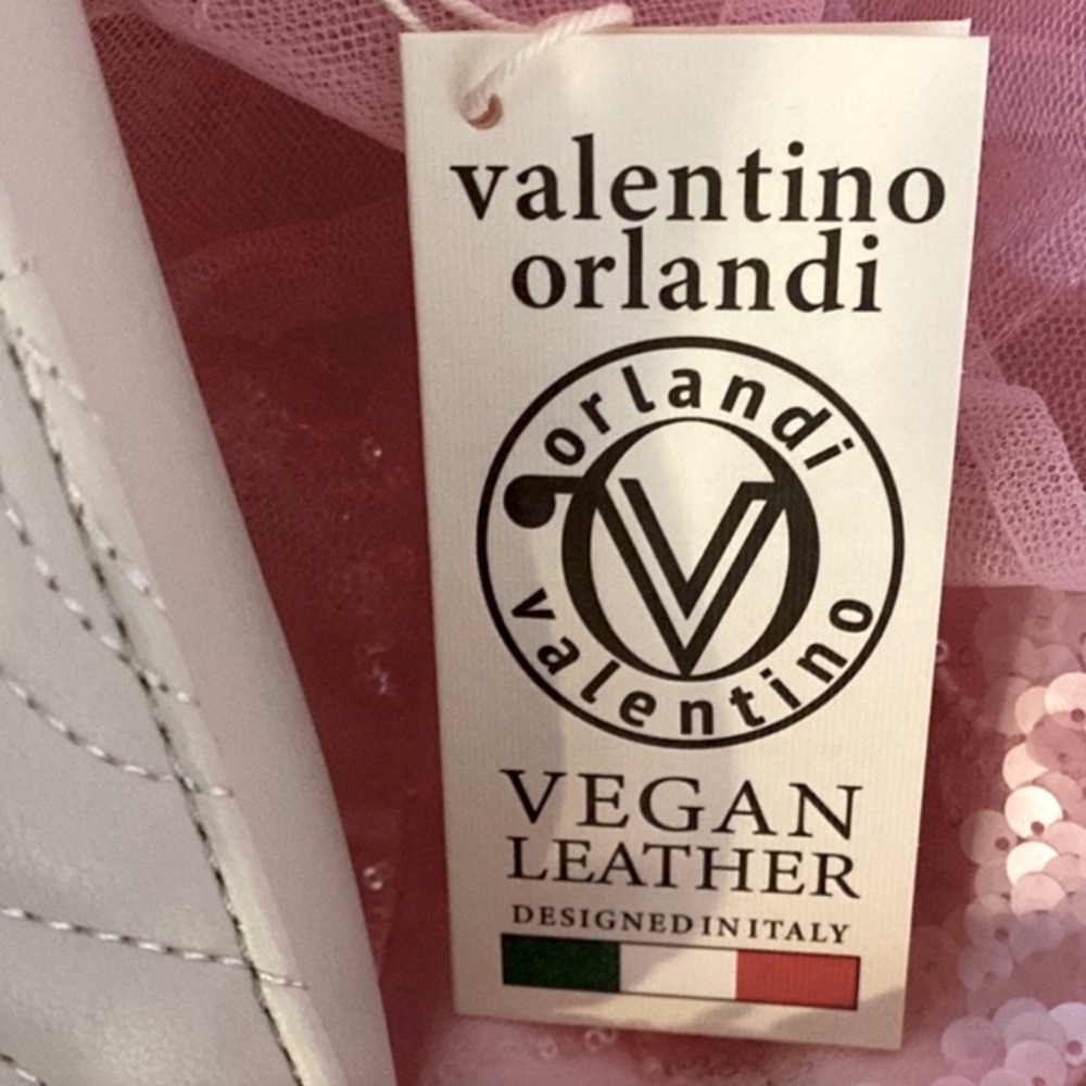 Valentino Orlandi Cream Vegan Leather Bag - Picture 4 of 7